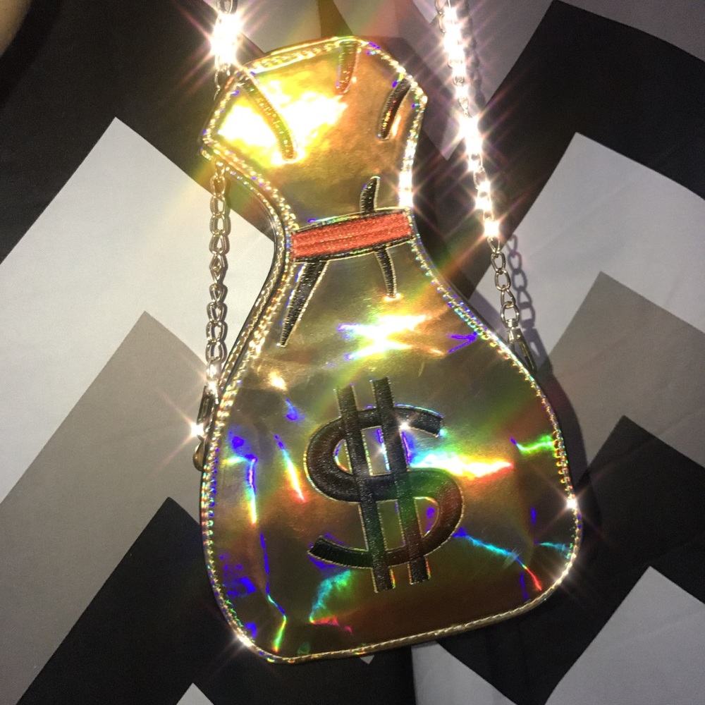 Holographic Money Bag Purse 💰 - Picture 6 of 7
